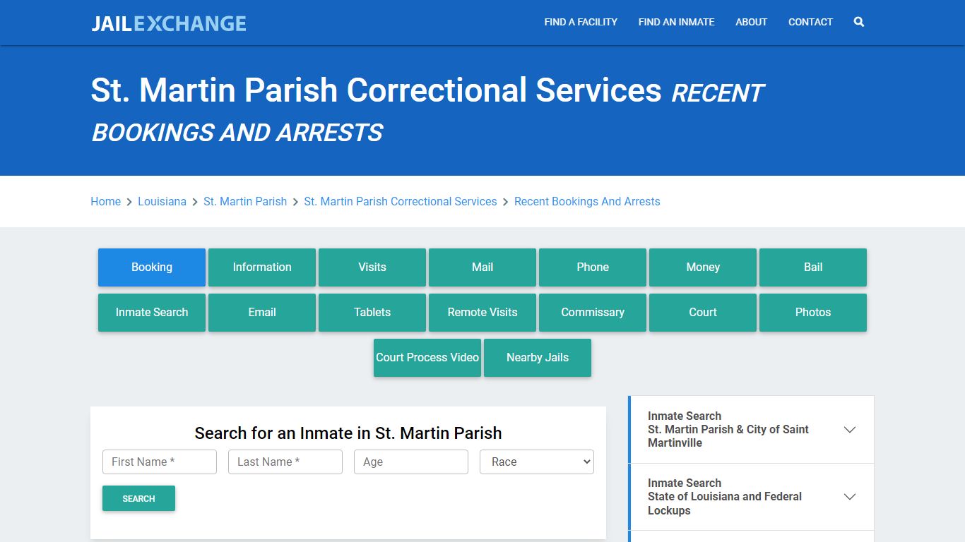 St. Martin Parish Correctional Services - Jail Exchange